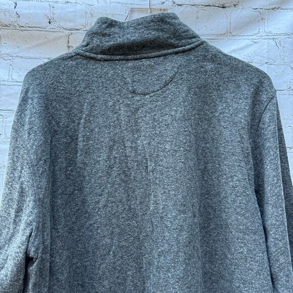 Faherty Pullover Sweater Sweatshirt 1/4 Zip Heathered Gray XL Comfort Active - Picture 5 of 8